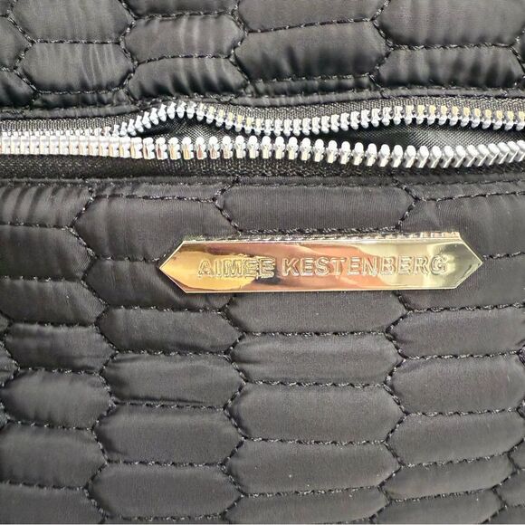 Aimee Kestenberg Black Quilted zip Bag - Picture 4 of 7